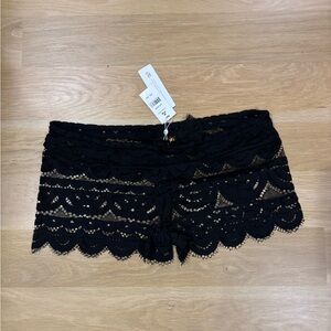 Anthropologie PQ Swim Lexi Lace Shorts